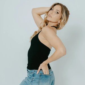 KN Klassy Network Women's Ribbed Halter Neck Brami - M